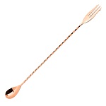 BAR SPOON TRIDENT COPPER 30CM