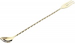 BAR SPOON TRIDENT GOLD 30CM