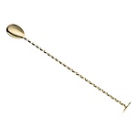BAR SPOON W/MUDDLER GOLD