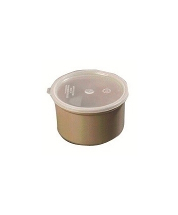 CROCK 1.5QT W/LID BEIGE