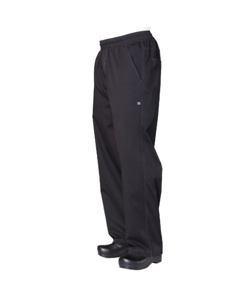 BAGGY BASIC LIGHTWEIGHT PANTS BLACK - SIZE XLARGE