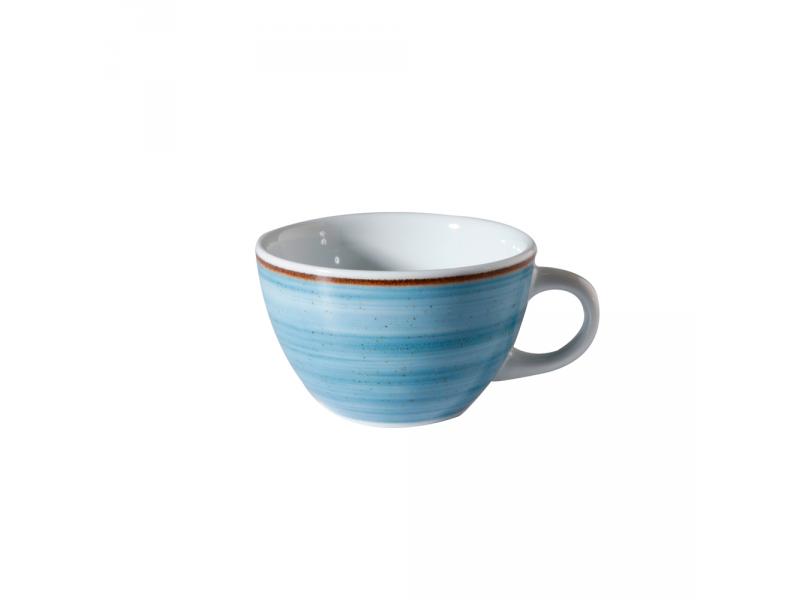 TEA CUP ROUND 7.7oz BLUE