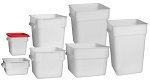 CONTAINER 6L-6QT SQUARE WHITE