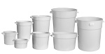 CONTAINER ROUND 1L-1QT WHITE