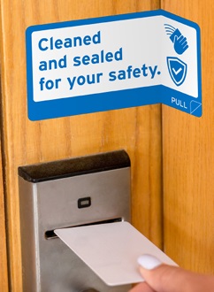 CLEANED ROOM SEAL LABELS TBD - ROLL OF 500 LABELS