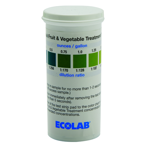 TEST STRIPS ANTIMICROBIAL FRUIT & VEGETABLE TREAT MENT - PACK OF 100 EACH