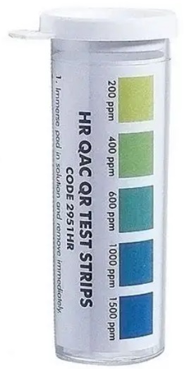 TEST STRIPS QAC QR 1-SEC - PACK OF 100 EACH