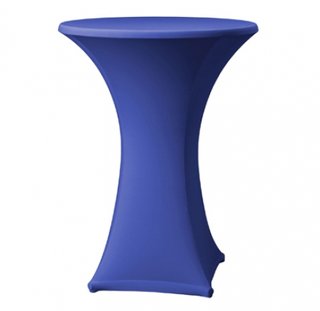 COCKTAIL TABLE COVER SAMBA BLUE - EACH