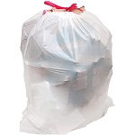 LINER 13 GALLON LOW DENSITY WHITE - CASE OF 200 EACH