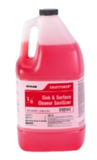 SINK & SURFACE CLEANER SANITIZER 4X1 GALLON