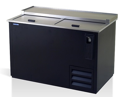 BEER COOLER 50", BLACK - 115V (14CFT)