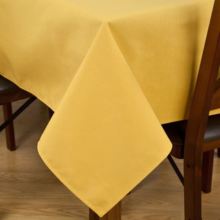 TABLECLOTH 52"X52" GOLD - DOZEN