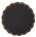 COASTERS 9-PLY BLACK - CASE OF 12 PACK