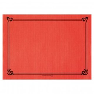 SNACK TABLE MATS RED - CASE OF 4 PACK