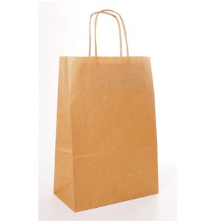 KRAFT BAG W/HANDLE 32X16X43CM- CASE OF 250 EACH