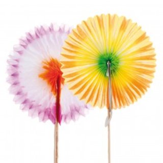 PAPER COCKTAIL FAN 3" - PACK OF 144 EACH