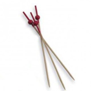 "RED BALL" PICKS 12CM - PACK OF 100 EACH