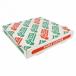PIZZA BOX 10X10X2" W/PRINT - BUNDLE OF 100 EACH