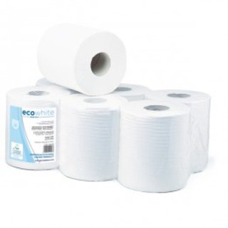 MIDI CENTERPULL ROLL 2 PLY WHITE - PACK OF 6 ROLL