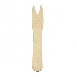 FRENCH FRY FORK WOOD - PACK OF 1000 EACH