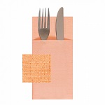 NAPKIN KANGAROO TANGERINE 33X40CM - CASE OF 14 PACK
