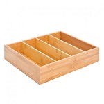 CUTLERY HOLDER BAMBOO 29X24X6CM - EACH
