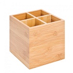 CUTLERY DISPLAY BAMBOO 15X15X15CM - EACH