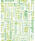 BURGER WRAPPING PAPER 28X34CM GREEN - CASE OF 4 PACK