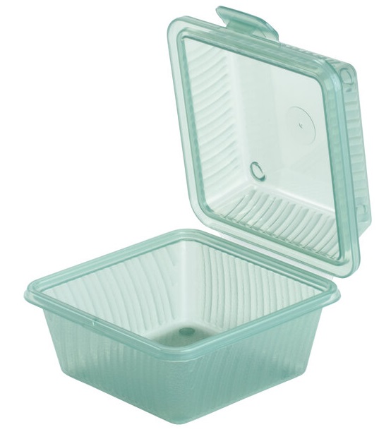 ECO FOOD CONTAINER 5X5" 1 COMPARTMENT - EACH