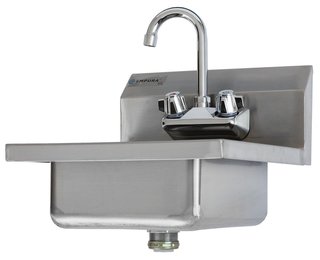 HANDSINK WITH DRAIN AND FAUCET