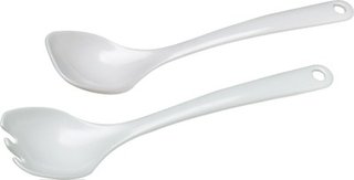 SALAD SPOON  WHITE
