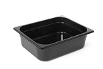 FOOD PAN HALF SIZE 2.5" BLACK