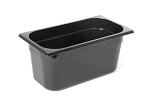 FOOD PAN ONE THIRD 2.5" BLACK