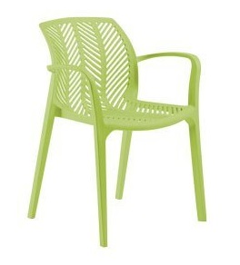 CHAIR SPYGA W/ARM, OLIVE