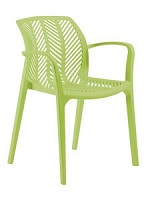 CHAIR SPYGA W/ARM, OLIVE