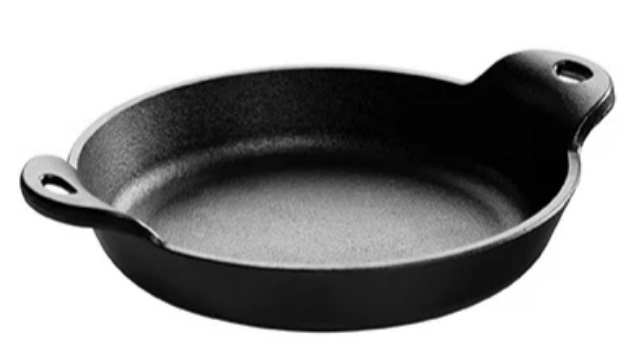 MINI ROUND CAST IRON SERVER 14oz 