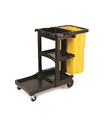 JANITOR CART 2000 BLACK
