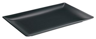 KURO BLACK RECTANGULAR PLATE