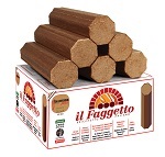 BRIQUETTE WOOD IL FAGETTO - CASE OF 8 BRIQUETTES