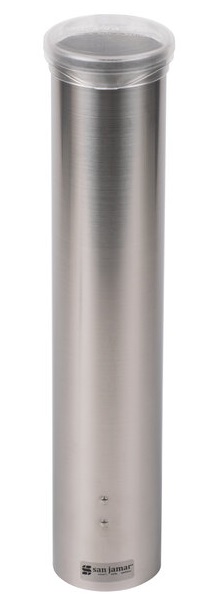 CUP DISPENSER STAINLESS STEEL 3-4.5oz