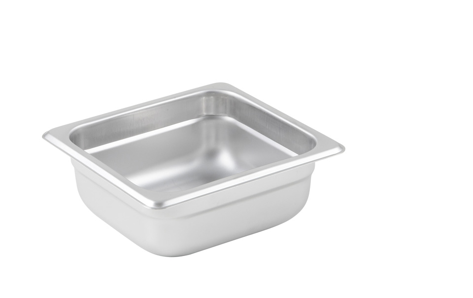 STEAM PAN ONE SIXTH 6"