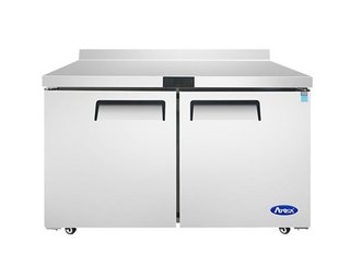WORKTOP COOLER 48", 2 DOOR SS - 115V (13.4CFT)