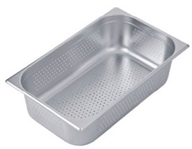 STEAM PAN PERF. HALF SIZE 2.5"