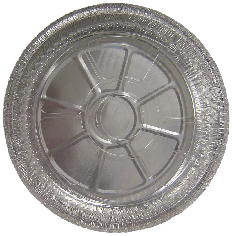 ROUND FOIL CONTAINER 9' W/LID - CASE OF 250 EACH