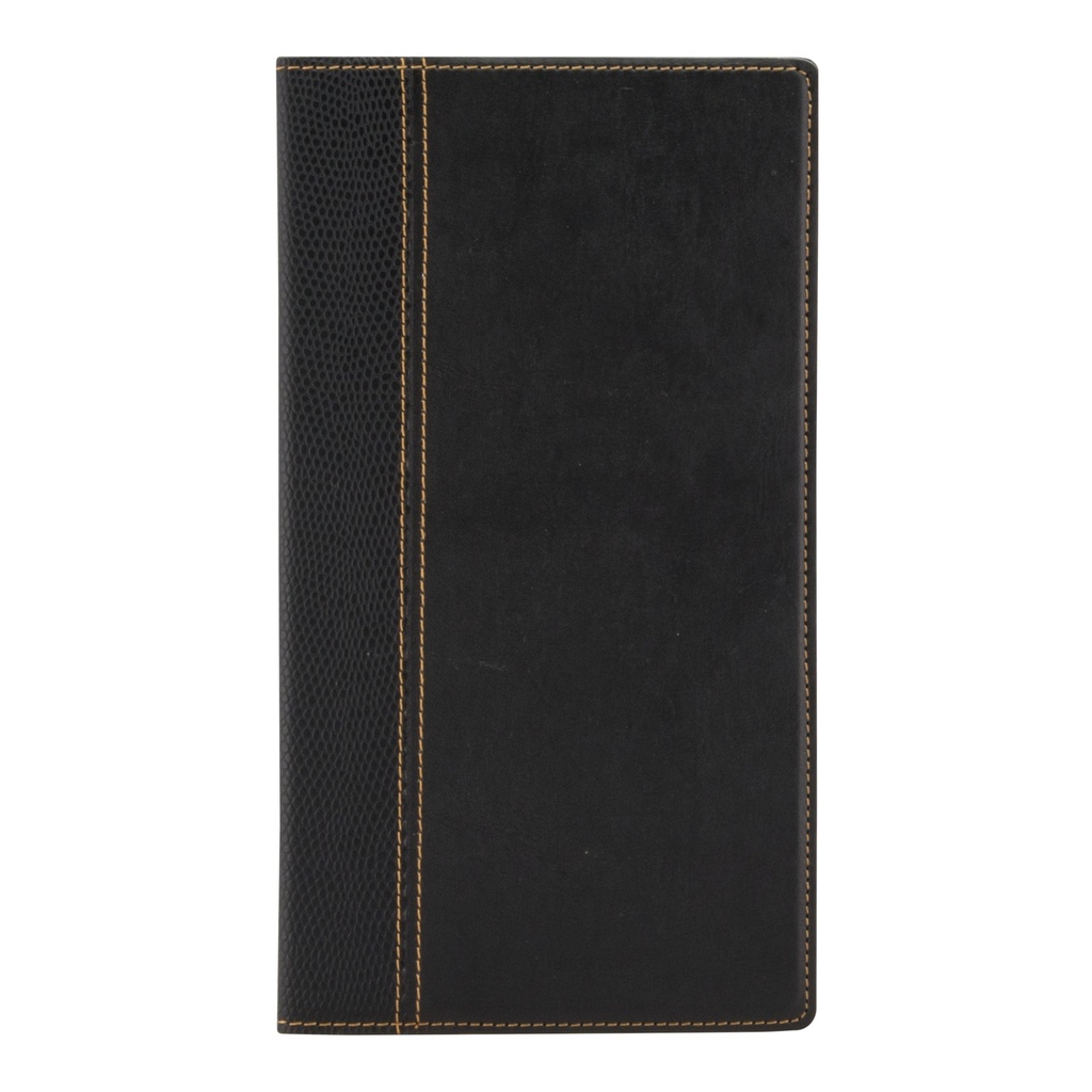 CHECK HOLDER TRENDY BLACK - EACH