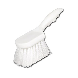 BRUSH SCRUB WITH HANDLE 8''