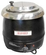 ELECTRIC SOUP WARMER BLACK 120V-60HZ