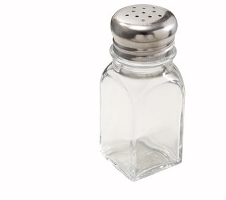 SHAKER SALT/PEPPER SQUARE 2oz - DOZEN