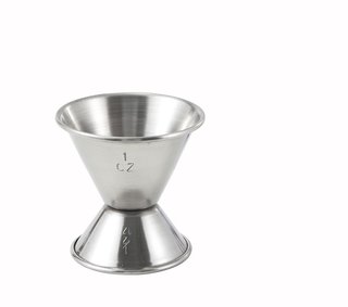 JIGGER S/S 1oz / 0.5oz