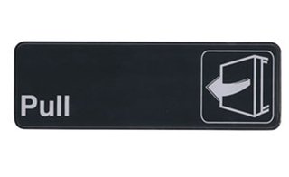 INFORMATION SIGN "PULL"